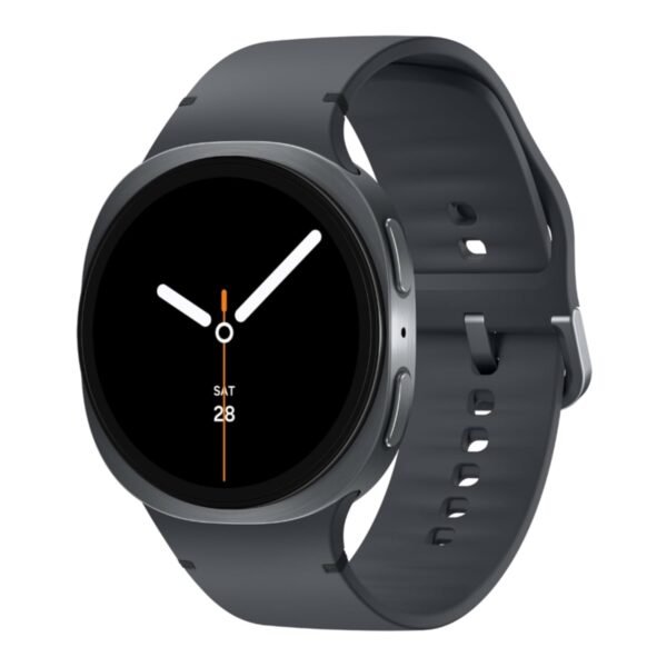 Samsung Galaxy Watch8 (40mm, Bluetooth, Graphite) with 3nm Processor | Dual GPS | Sapphire Glass & Armor Aluminum | 5ATM & IP68 | BP, ECG, IHRN & Vascular Load Monitoring | Anti-oxidant Index