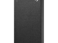 Seagate One Touch 2Tb External HDD with Password Protection Black, for Windows and Mac, with 3 Yr Data Recovery Services (Stky2000400), USB