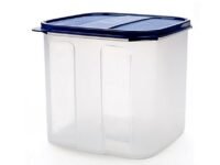 Signoraware Modular BPA Free Plastic Square Container | Dishwasher Safe | Airtight & LeakProof | Kitchen Storage | Preserve Freshness| Ideal for sugar, Rice, Atta & Grains Keeper (4.5Ltr | ModBlue)