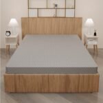 SleepyHug AirCell Ortho Spinex Essential 3 inch HR Foam Mattress | 3 Zones Support |5 Years Warranty | Back Pain Relief |Spine Alignment | Single Bed Size Grey (LxWxH -70x30x3 Inch)