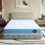 SleepyHug AirCell Ortho Spinex Plus 4 inch HR Foam Mattress | 3 Zones Support |5 Years Warranty | Back Pain Relief |Spine Alignment | Queen Bed Size Light Blue (LxWxH -75x60x4 Inch)