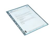 Solo CH- 201 Document File Bags A4 Pack of 10 pcs. - Transparent Blue