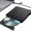 Sounce External DVD Drive USB 3.0 & Type-C CD Burner, Slim Portable Optical Drive CD/DVD ROM +/-RW Rewriter Compatible with Laptop, PC, MacBook, Desktop, Notebook, Windows, Linux Mac OS - Black