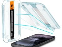 Spigen EZ Fit Tempered Glass Screen Protector Guard for iPhone 16 / iPhone 15 (2 Pack)