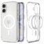 Spigen Ultra Hybrid MagFit Back Cover Case Compatible with iPhone 17 (TPU + Poly Carbonate | Clear White)
