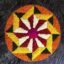 Super Soft Microfiber Traditional Rug Non-Slip Washable Modern Round Rangoli Door Mat, Kitchen, Bedroom, and Door (Green, 24X24 Inch)