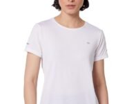Symbol Premium Women's Polyester Blend Solid Regular Fit Sports Stretch T-Shirt | Round Neck | Raglan Sleeve | Moisture-Wicking | Activewear | Running | Gym | Plain (Available in Plus Sizes)