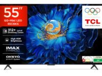 TCL 139 cm (55 inches) 4K Ultra HD Smart QD-Mini LED Google TV 55C6KS