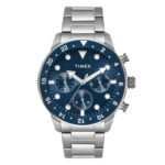 TIMEX Analog Watch for Man with Round Dial & Water Resistant Men's Wrist Watches