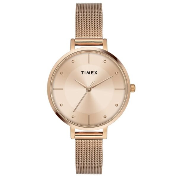 TIMEX Analog Watch for Women with Round Dial & Water Resistant Women's Wrist Watches