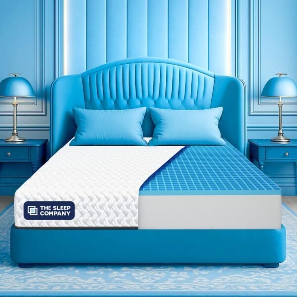 The Sleep Company Orthopedic GRID Mattress | Doctor-Recommended Support for a Healthy Back | Patented SmartGRID Technology | Medium Firm | 10-Year Warranty | King Size Bed Mattress | 72x72x8