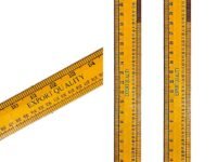 Tia Crafts 24 inch, 60 cm Wooden Ruler Scale Long for Architects, Engineers, College Students, tailor - set of 2 ruler scales (24 inch, 60 cm, Wooden)