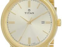 Titan Analog OffWhite Dial Men's Watch NM1712YM02 / NL1712YM02