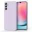 Tobfit Silicone Phone Case Compatible with Samsung Galaxy A24 4G, Soft Protective Smart Phone Back Cover for Women Men, Durable Anti-Scratch Shockproof Phone Cover for Samsung Galaxy A24 4G (Purple)
