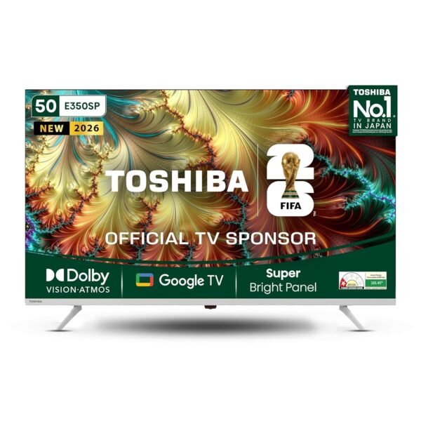 Toshiba 126 cm (50 inches) E350SP Series 4K Ultra HD Smart LED Google TV 50E350SP