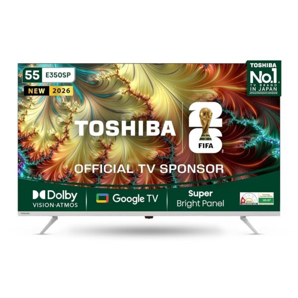 Toshiba 139 cm (55 inches) E350SP Series 4K Ultra HD Smart LED Google TV 55E350SP