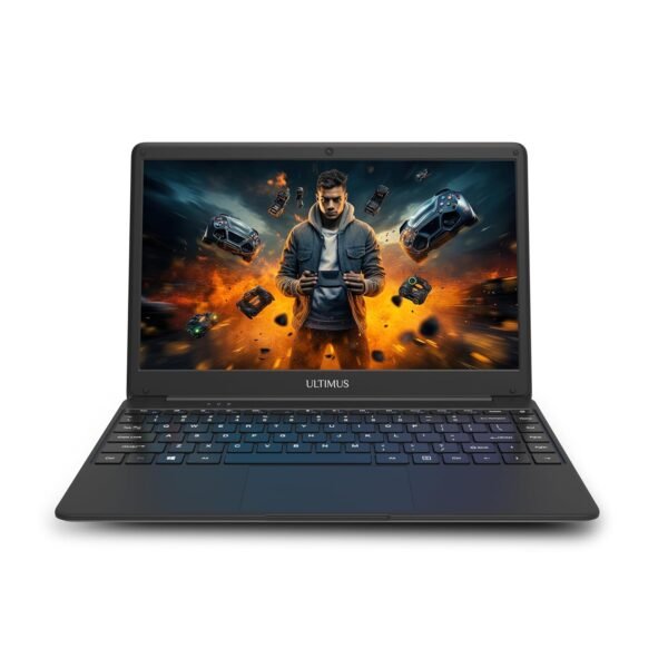 ULTIMUS U3 | AMD Ryzen 5 5500U Laptop | 8GB DDR4 RAM | 512GB SSD | 14.1" FHD IPS Display | Windows 11 | Type-C & HDMI | Bluetooth 5 |1.45 kg Black