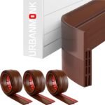 URBANMONK 3-Pack Silicon Door Bottom Sealing Strip Rubber | Under Door Gap Filler Strip Rubber | Doors Gap Sealing Strip, Doors Sealer from Cockroach, Insect, Bugs, Door Seal Strip Air & Dust 39 Inch