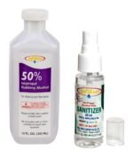 (USA Brand) Premium 50% Iso Propyl Alcohol Sanitizer - 355 ml (Sanitizer) - (FREE Spray Bottle). Also Good for cleaning Laptop, Mobile, Window Pans, Washing Baby Clothes to get rid of bacteria, etc.