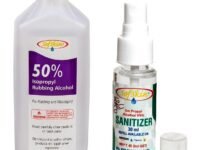 (USA Brand) Premium 50% Iso Propyl Alcohol Sanitizer - 355 ml (Sanitizer) - (FREE Spray Bottle). Also Good for cleaning Laptop, Mobile, Window Pans, Washing Baby Clothes to get rid of bacteria, etc.