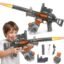 VikriDA Transparent UMP45 Style Electric Automatic Water Gun with Sensor Light | Rechargeable Water Blaster for Kids 4+ | Pool & Beach Outdoor Summer Toy – Multicolor
