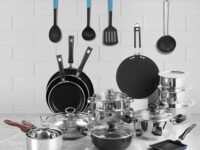 Vinod Kitchen in The Box 25-Piece Stainless Steel Cookware Combo Set | Induction & Gas Stove Friendly | Dishwasher Safe, Stackable, Durable | Essential for Indian Cooking | 2-Year Warranty