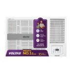 Voltas 1.5 ton 2 Star Fixed Speed Window AC (Copper, Anti Dust Filter, 2-Way Air Swing, Memory Restart, Sleep Mode (182FS PEARL, White)
