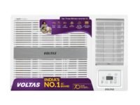 Voltas 1.5 ton 3 Star Inverter Window AC (Copper, 2-in-1 Cooling Modes, Anti-Dust Filter, 2-Way Swing, Memory Restart, Sleep Mode (183INV PEARL, White)