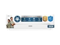 Voltas 1.5 ton 3 star,New star rated, Rating Inverter Split AC (Copper, Convertible 5-in-1 Cooling Mode, 2-Way Air Swing, Anti-dust Filter with Anti Microbial Coating, Auto Clean (183INV CAV, White)