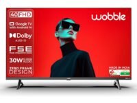 Wobble 100.3 cm (40 inches) K Series Full High Definition Smart LED TV with Google TV 5.0 (Black) WB40FDAGU2841D25