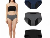 Women’s Seamless High-Waist Period Panties | Leakproof Menstrual Underwear | Comfortable Breathable Reusable Briefs