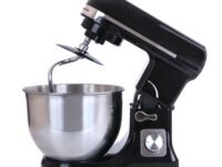 Wonderchef Die-Cast Metal Kitchen Stand Mixer And Beater | 5L SS Bowl | 1000W motor | 6 Speed Settings | Includes Whisking Cone, Mixing Beater & Dough Hook attachments | 3 Yrs warranty | Black