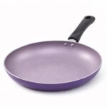 Wonderchef Valencia Non-Stick Fry Pan | Cool Touch Bakelite Handle | Pure Grade Aluminium| PFOA Free | 1.5 litres Capacity | Size 24 cm | 1 Year Warranty | Purple