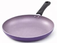 Wonderchef Valencia Non-Stick Fry Pan | Cool Touch Bakelite Handle | Pure Grade Aluminium| PFOA Free | 1.5 litres Capacity | Size 24 cm | 1 Year Warranty | Purple