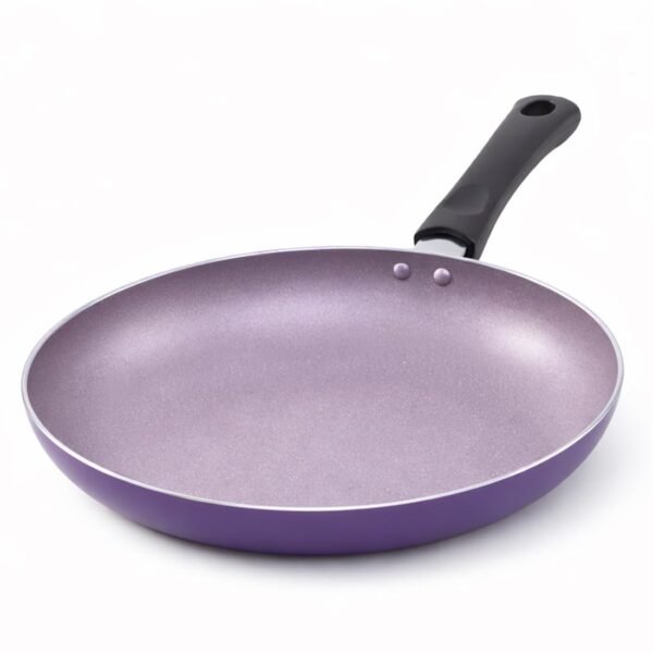 Wonderchef Valencia Non-Stick Fry Pan | Cool Touch Bakelite Handle | Pure Grade Aluminium| PFOA Free | 1.5 litres Capacity | Size 24 cm | 1 Year Warranty | Purple