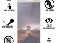 YOFO Anti Glare Matte Finish Anti-Fingerprint 9H Ceramic Glass Screen Protector for MI Redmi Note 3 (Transparent)