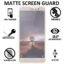 YOFO Anti Glare Matte Finish Anti-Fingerprint 9H Ceramic Glass Screen Protector for MI Redmi Note 3 (Transparent)