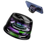 Yaslayp Multifunctional G200 Magnetic Bluetooth Speaker with RGB Light,Wireless Waterproof Magnetic Speaker for Phones,Tablets,Laptops and Switch,6-7H Playtime(Black-1PC)