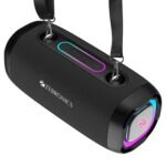 ZEBRONICS Sound Feast 85, Portable Bluetooth Speaker, 30 Watts, Upto 7 Hours Playback, Dual Passive Radiator, BTv5.3 | TWS | USB, RGB LED, Call Function, Carry Strap, Deep Bass (Black)