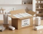 1 Ply Tissue Paper Napkins Pack of 10 Soft White Paper Napkins for Home Office Restaurant and Party Use