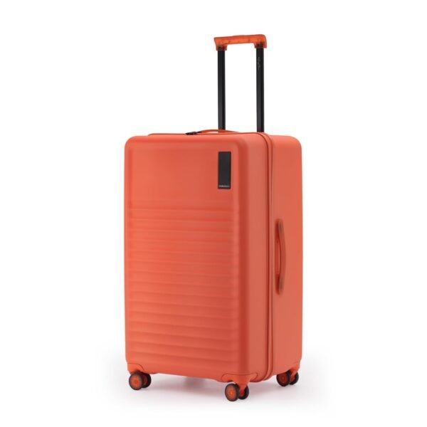 MOKOBARA The Aisle Trunk Luggage | 77 Cms Polycarbonate Shell, YKK Zippers, TSA-Approved Lock & Silent Ninja Wheels (Stardust, Check-in (Large))