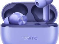 realme Buds T200 Lite Bluetooth in Ear Earbuds,4 Mic, AI ENC for Calls,48 Hours Total Playback with Fast Charging and Ultra Low Latency Gaming TWS, Google Fast Pair, with mic - (Purple)