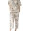 Louis Luxe Womens Korean Night Dress || Full Pyjama Set || Korean Nightsuit || Women Nightwear ||Round Neck Full Sleeve Nightsuit || Loungewear || Everyday Nightdress (ND-17)
