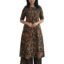 ANNI Designer Women's Rayon Viscose Straight Printed Kurta with Palazzo | Elbow Length Sleeve Kurti Set | Close Neck with Back Slit | Soft Comfortable Fabric | 2 Piece Outfit
