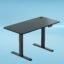 The Sleep Company - AeroPlus Electric Height Adjustable Desk | Ergonomic Work from Home Table | 4 Memory Presets | 2 Years Warranty | 1600 x 700 Thick Top | Free Installation | Black & Black