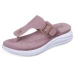 DOCTOR EXTRA SOFT Women's Ultra Lightweight Slippers/Flip-Flops with Memory Foam Cushion | Stylish & Comfortable | Casual & Fashion| Diabetic & Orthopedic Synthetic Slip-on Sandals Ladies/Girls D-621