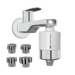 WaterScience CLEO Hard Water Softener for Tap and Shower | Hard Water Filter for Tap | shower filter for bathroom | with Set of Metal Adaptors - CLEO-SFU-423