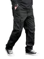 Lymio Cargo for Men | Cotton Cargo Pant | Drawstring Waist Pant (Also Available in Plus Sizes) (46-49)