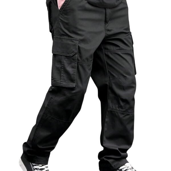 Lymio Cargo for Men | Cotton Cargo Pant | Drawstring Waist Pant (Also Available in Plus Sizes) (46-49)