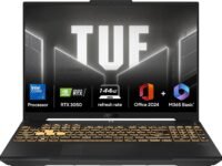 ASUS TUF Gaming F16,Intel Core 5 Processor 210H,14thGen Gaming Laptop(RTX 3050-6GB/65WTGP/16GB/512GB/FHD+/16"/144Hz/Windows 11/M365 Basic(1Year)*/Office 2024/Mecha Gray/2.20 Kg) FX607VJB-RL179WS